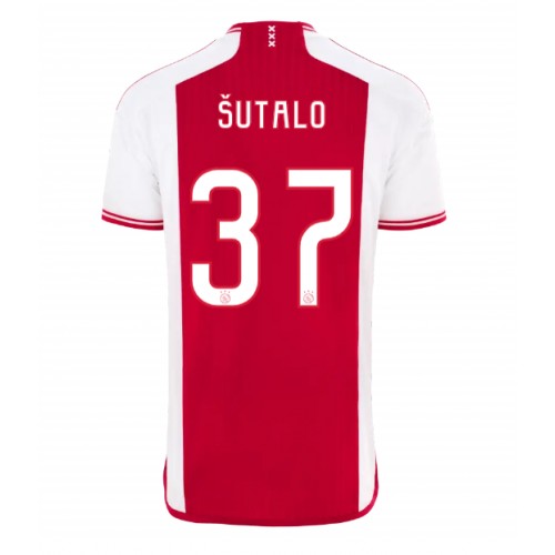 Fotballdrakt Herre Ajax Josip Sutalo #37 Hjemmedrakt 2023-24 Kortermet